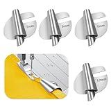 TIGARI Rolled Hem Presser Foot, Sewing Rolled Hemmer Foot, 8 Sizes Wide Rolled Hem Pressure Foot Sewing Machine Feet Hemming Machine Hand Sewing Machine Sewing Accessories