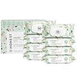 The Honest Company Clean Conscious Multi-Use Wipes | Hypoallergenic + Unscented for Sensitive Skin | Over 99% Water, Compostable, Plant Based, Baby Wipes | Geo Mood, 576 Count