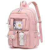 HUILIUSUO School Backpack for Girls Teen, Middle School Bookbags Elementary High School, Cute Kids Backpack, Laptop Backpack For College Women Middle High School Teen Girls Bookbag Travel Daypack