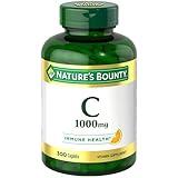 Nature's Bounty Vitamin C, Supports Immune and Antioxidant Health, Vitamin C Supplement, 1000mg, 300 Caplets