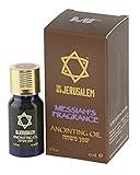 Premium Anointing Oil from The Holy Land Rose of Sharon' - Made in Israel with Extra Virgin Olive Oil, Myrrh, Aloes & Cassia - Bible Scents for a Glad Heart - Natural Perfumed Oil - 0.34 Fl Oz