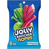 JOLLY RANCHER Ropes Watermelon and Green Apple Flavored Candy Bag, 6 oz