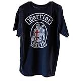 Warrior of Faith Christian Motorcycle Ministry T-Shirt (L) Black