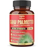 Premium Saw Palmetto Capsules - Combined with Ashwagandha, Turmeric, Tribulus, Maca, Green Tea, Ginger, Holy Basil & More - Natural Prostate Support - 90 Capsules 3-Month Supply