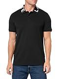 Lacoste Mens Seasonal Short Sleeve Slim Fit Collar Branding Polo, Black, X-Large