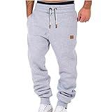 Prime of Day Deals 2023 Cotton Joggers for Men Casual Loose Fit Big and Tall Drawstring Sweatpants Workout Athletic Running Pants Mens Big and Tall Sweatpants Gray 2X