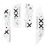 Attack Shark Gaming Mouse Anti-Slip Grip Tape,Compatible with X11 Superlight Wireless pc Mouse,Sweat Resistant,Fine Feel,Cut to Fit,Cool Mouse Skins for Video Games/Office/Study(White)