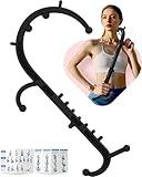 Cubetoou Back and Neck Massager for Pain Relief Deep Tissue, Upgraded Full Body Trigger Point Cane Massage Tools, Massage Stick Pressure Point Hook, Muscle Knot Remover Tool (Black)