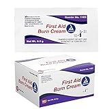 Dynarex First Aid Burn Cream - Burn Ointment For Minor Cuts, Wounds, Burns - Single Dose Water-Based Formula with Benzalkonium Chloride - For Medical & Home Care - 0.9g Packets, Box of 144