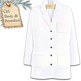 3D Personalized White Coat Ornament 2025 | Custom Christmas Tree Gift Name & Year for Doctors, Nurses, Pharmacists, Veterinarians, Dentists, and Medical Students | Lab Coat Ceremony School Graduates