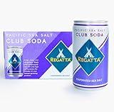 Pacific Sea Salt Club Soda, Regatta Craft Mixers, Zero Calorie, Premium Cocktail Mixer, 7.5oz, Case of 24 Sleek Mini Cans