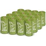 240 Count Unscented 13” x 9”Dog Poop Bags Rolls, Leakproof Strong & Sturdy Waste Bags for Doggie Cat Pet