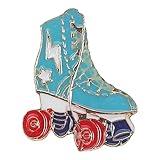 LIFKOME Roller Skates Brooch Pin for Women Retro Lapel Badge Enamel Finish Accessory to Style for Cardigans Shirts Standout Fashion Statement