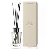 The Magic Scent Mahogany & Teakwood Reed Diffuser for Home - Luxury Scent Diffuser with Premium Fiber Reeds for Lasting Gentle Dispersal - Natural, Toxin-Free Aroma Inspired by Ambercrombie & Fitch