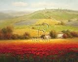 Haddad's Fields of Red and Gold II by Eugene LaPorte 10" x 8" Art Print Poster