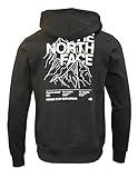 THE NORTH FACE Men's Novelty Graphic Hoodie Athletic Pullover (US, Alpha, Large, Regular, Regular, Tnf Black/Tnf White)