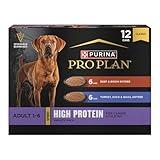 Purina Pro Plan Sport High Protein Wet Dog Food, Beef and Bison Entrée and Turkey, Duck and Quail Entrée Variety Pack - (Pack of 12) 13 oz. Cans