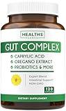 Candida Support (120 Capsules) - Caprylic Acid, Oregano Oil & Probiotics Help Maintain Already Normal Levels of Yeast and Candida - Vegetarian, Non-GMO Intestinal Supplement - Gut Cleanse (No Pills)
