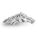 HAWSON Love Your Neigh-BOR 2 inch Tie Clip for Men-Novelty Animal Necktie Bar Clip,Tie Pin,Special Interesting Gift for Men