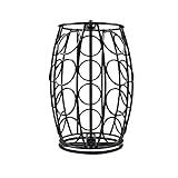 K Cup Carousel Coffee Pod Holder Kcup Organizer Coffee Station Coffee Décor Storage for Counter, Holds 20 Coffee Pods, No Assembly Required, Black