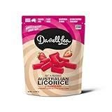 Darrell Lea Soft Australian Licorice, Non-GMO, No Palm Oil, Plant Based, No High Fructose Corn Syrup, Soft & Chewy Licorice Candy, Made in Australia (Strawberry, 7 Ounce (Pack of 1))
