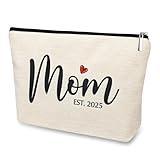 DJOLY Mothers Day Birthday Gifts for Mom Women, Best New Mom Gifts for from Daughters Mama Bag, Mom To Be Gift, Pregnancy Gifts for Expecting Mom Essentials Mommy Makeup Bag, Cosmetic Pouch