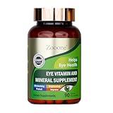 zooone- 90pcs Lutein Eye Vitamins Supplement for Macular Health and Dry Eye, Contains Lutein, Zinc, Vitamins C/E & Zeaxanthin to Support Eye Health