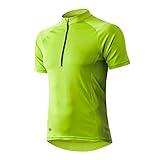 INBIKE Cycling Jersey Men, Short Sleeve Shirt Bike Accessories Running Tops Bike Biking Shirt Green Large