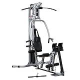 Body-Solid (BSG10LPX) Home Gym Machine 160-Pound Weight Stack with Leg Press for Upper and Lower Body Workouts, Best Exercise Equipment for Home & Professional Gym