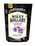 Wiley Wallaby 7.05 Ounce Classic Black Gourmet Australian Style Soft & Chewy Licorice Candy Bean, 1 Pack