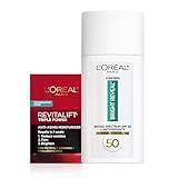 L'Oreal Paris Bright Reveal Broad Spectrum Daily SPF 50 UV Lotion, 1.7 fl oz + Moisturizer Sample