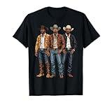 Black Cowboy Vibes Melanin Black History Texas Western Rodeo T-Shirt