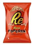 Reese's Popcorn, 5.25oz Grocery Sized Bag, Popcorn Drizzled in Reese's Peanut Butter and Chocolate, Ready to Eat, Savory Snack, Sweet and Salty