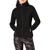 Amazon Essentials Women's Classic-Fit Full-Zip Polar Soft Fleece Jacket (Available in Plus Size), Black, Medium