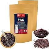 Ocean's Balance Organic Dulse Flakes — Atlantic Dulse Organic Flakes for Keto, Paleo Diet, Vegetarian & Vegan Diets — Dried Vegetable Gluten Free Products (1Lb/2 Bag)