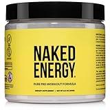 NAKED Energy - Pure Pre Workout Powder for Men and Women, Vegan, Unflavored, Healthy Pre Workout - No Added Sweeteners, Colors Or Flavors - 50 Servings
