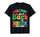 Teacher Student Back School Welcome Back To School 2024 2025 T-Shirt