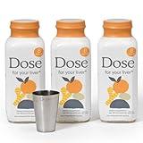 DOSE for Your Liver Cleanse Detox & Repair, Organic Milk Thistle Supplement with Turmeric, Dandelion, Ginger, and Orange, Promotes Optimal Liver Function,16oz Bottle, 3 Pack (3 Weeks Supply)