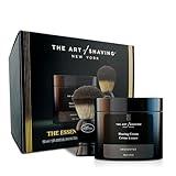 The Art of Shaving Icon Duo Kit – Unscented Shaving Cream (5 oz) and Shaving Brush – Prevents Shaving Burn for the Perfect Shave – Safe for Sensitive Skin