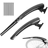 MEGHNA Bike Fenders Set Lightweight Mudguard Front and Rear Fenders Two - Section Style Universal Bike Fenders for 700 x 25C-50C Bikes for Road Bike Gravel Bike Commuter Bike
