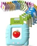Talking Flash Cards for Toddlers 1 2 3 4 Year Olds, Montessori Language Learning with 224 Words, Pocket Speech Therapy and Autism Playthings, Children's Sensory Educational Device