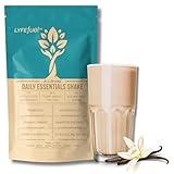 LyfeFuel All-in-One Essentials Nutrition Shake | Complete Meal Replacement Powder | 50+ Superfood Blend, 18g Plant- Based Protein - Vanilla, 24 Servings