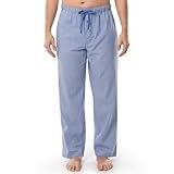 Fruit of the Loom Men's Woven Sleep Pajama Pant, Blue Stripe, Large