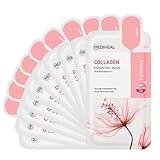 Mediheal Official Best Korean Sheet Mask - Collagen Essential Face Mask 10 Sheets Lifting and Firming For All Skin Types Value Sets