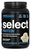 PEScience Select Protein Powder, Whey and Casein Blend, Clean Protein Powder for Women and Men, Low Calorie, Low Carb, Keto Friendly, Gluten Free, Gourmet Vanilla, 27 Servings