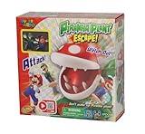 EPOCH Games Super Mario Piranha Plant Escape! - Tabletop Action Game for Ages 4+ with 2 Collectible Super Mario Action Figures