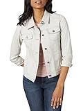 Riders by Lee Indigo Women's Denim Jacket, Silver Cloud, Large