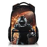 Kids Backpack for Boys - 17" Cool Football Backpacks for Elementary Middle School - Back to School Gifts for Football Lovers - Lightweight Sports Bookbag for Students Children