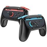 ProCase 2 Pack Joy-Con Controller Hand Grips for Nintendo Switch 2 2025 Released, Wear-resistant Comfort Handles Holder for Joycon -Blueorange