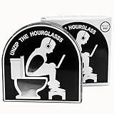 Bathroom Sand Timer – Funny 5-Minute Countdown Gift for Tech Guys, Programmers, Remote Workers or White Elephant Parties